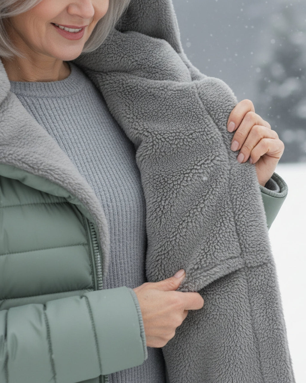 Puffer Jacket with Warm Lining
