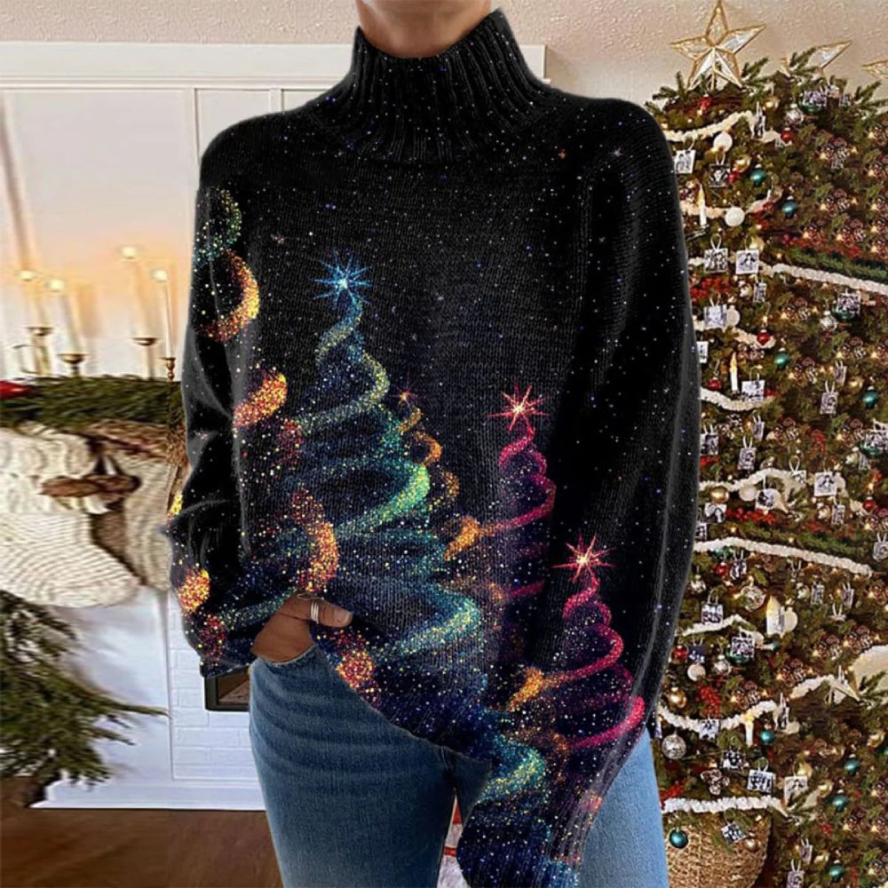 Stella – Kersttrui met sterrenprint