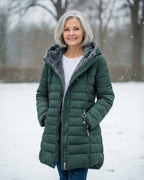 Elena – Gewatteerde winterjas met capuchon