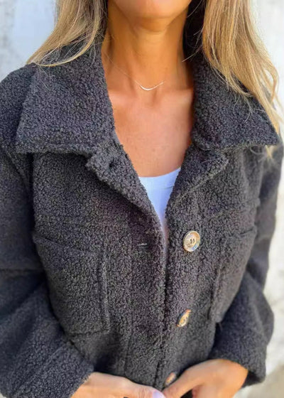 Emma™ - Soft fleece jacket with buttons