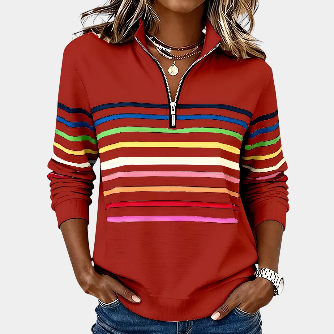 Vienna Zip-Up Sweatshirt