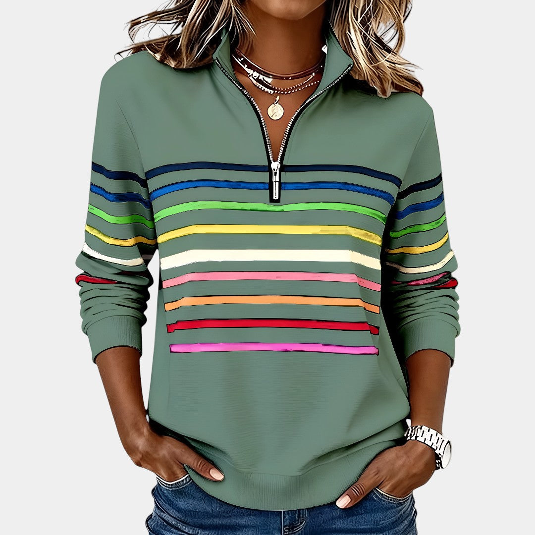 Vienna Zip-Up Sweatshirt