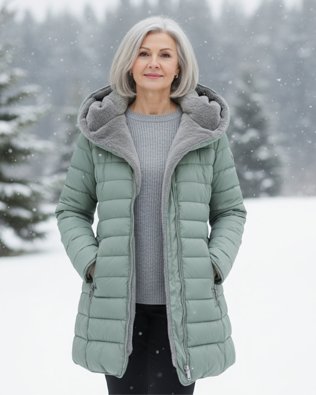 Puffer Jacket with Warm Lining