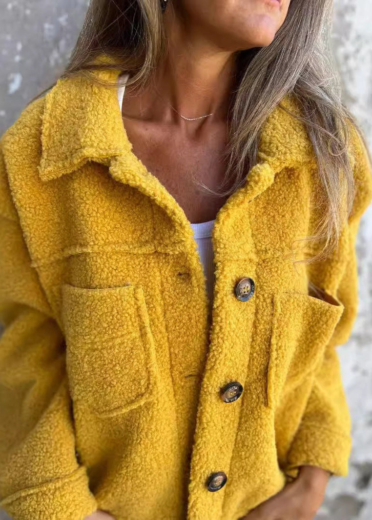 Emma™ - Soft fleece jacket with buttons