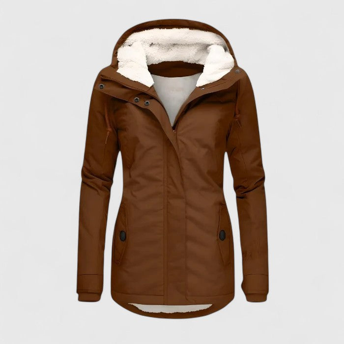 Amélie | Hooded waterproof winter jacket