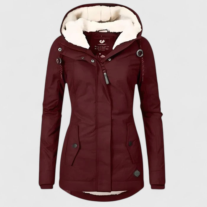 Amélie | Hooded waterproof winter jacket