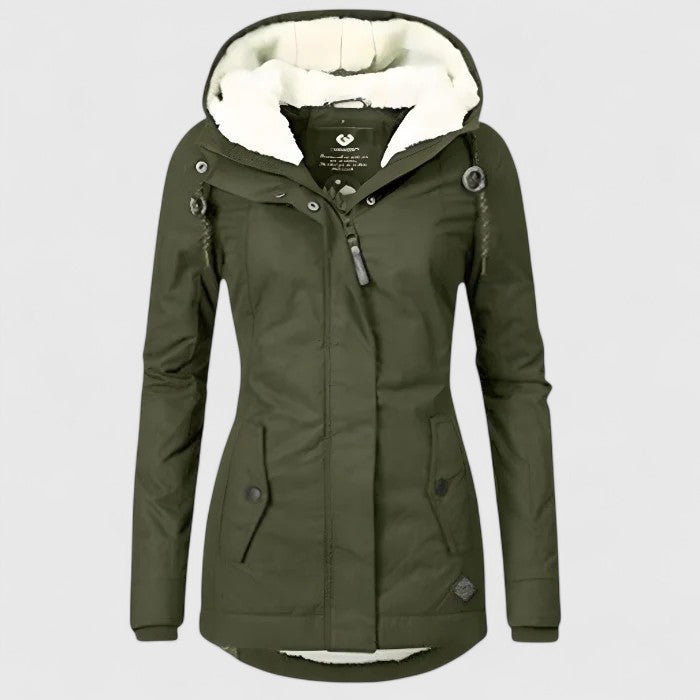 Amélie | Hooded waterproof winter jacket