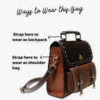 Beatrice | Vintage 2-in-1 Shoulder Backpack