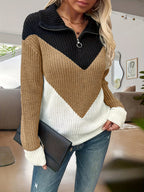 Laura – Zip-Up Sweater